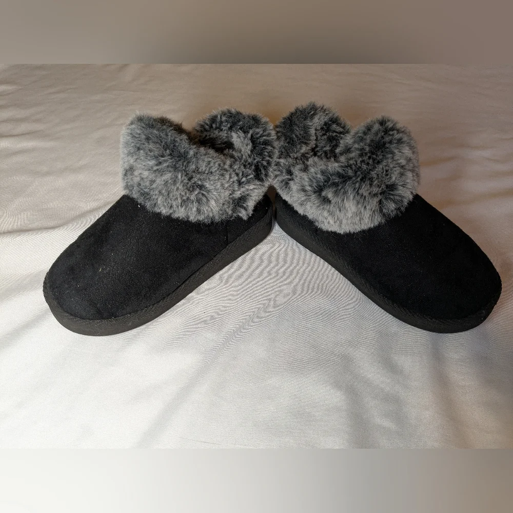 First Steps‎ Toddler Girl Black And Gray Boots Size 9